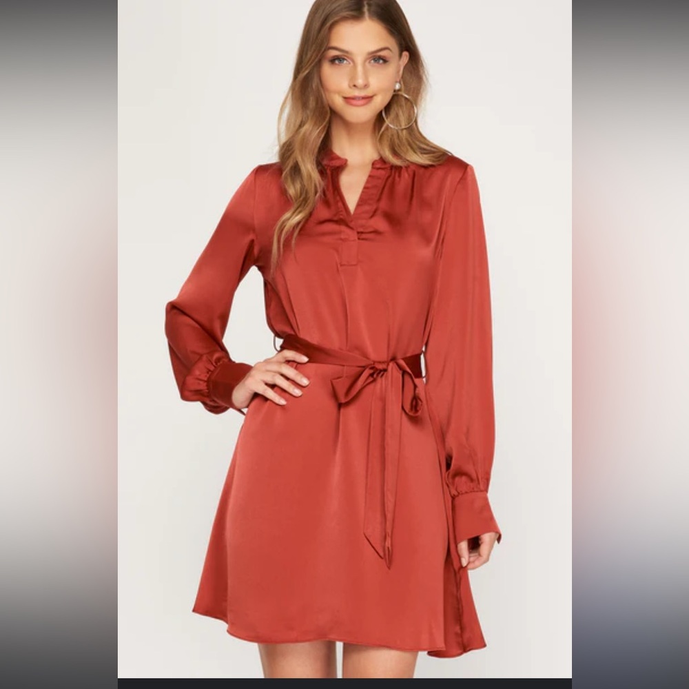 Satin Dress
